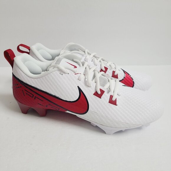 NEW Nike Vapor Edge Speed 2 Football Cleats FN7764-113 Size 12 White Red - Picture 3 of 7